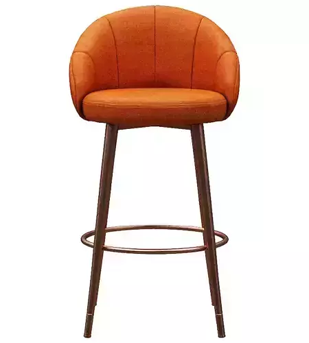 Bar chair Low-poly 3D model