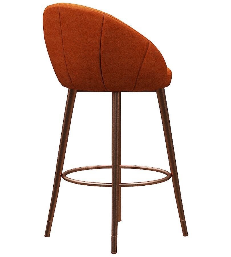 Bar chair Low-poly 3D model_4