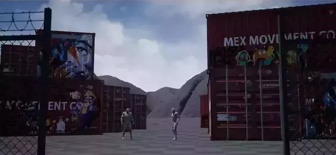 Cargo Container For Games