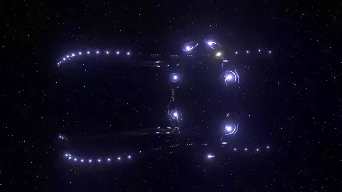 Abstract alien ship 1