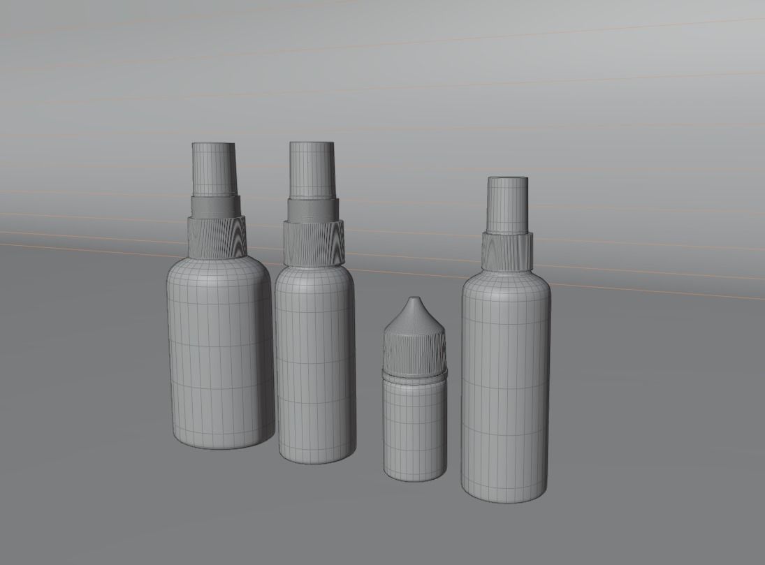 antiseptic continer 3D model_7
