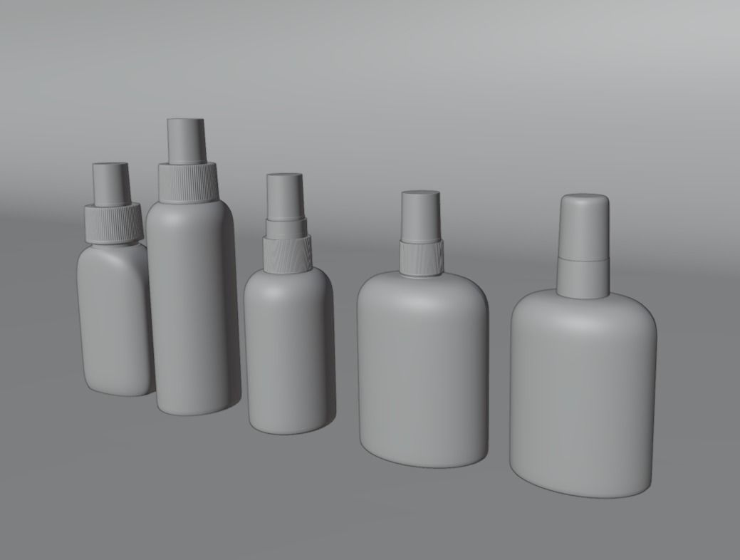 antiseptic continer 3D model_6