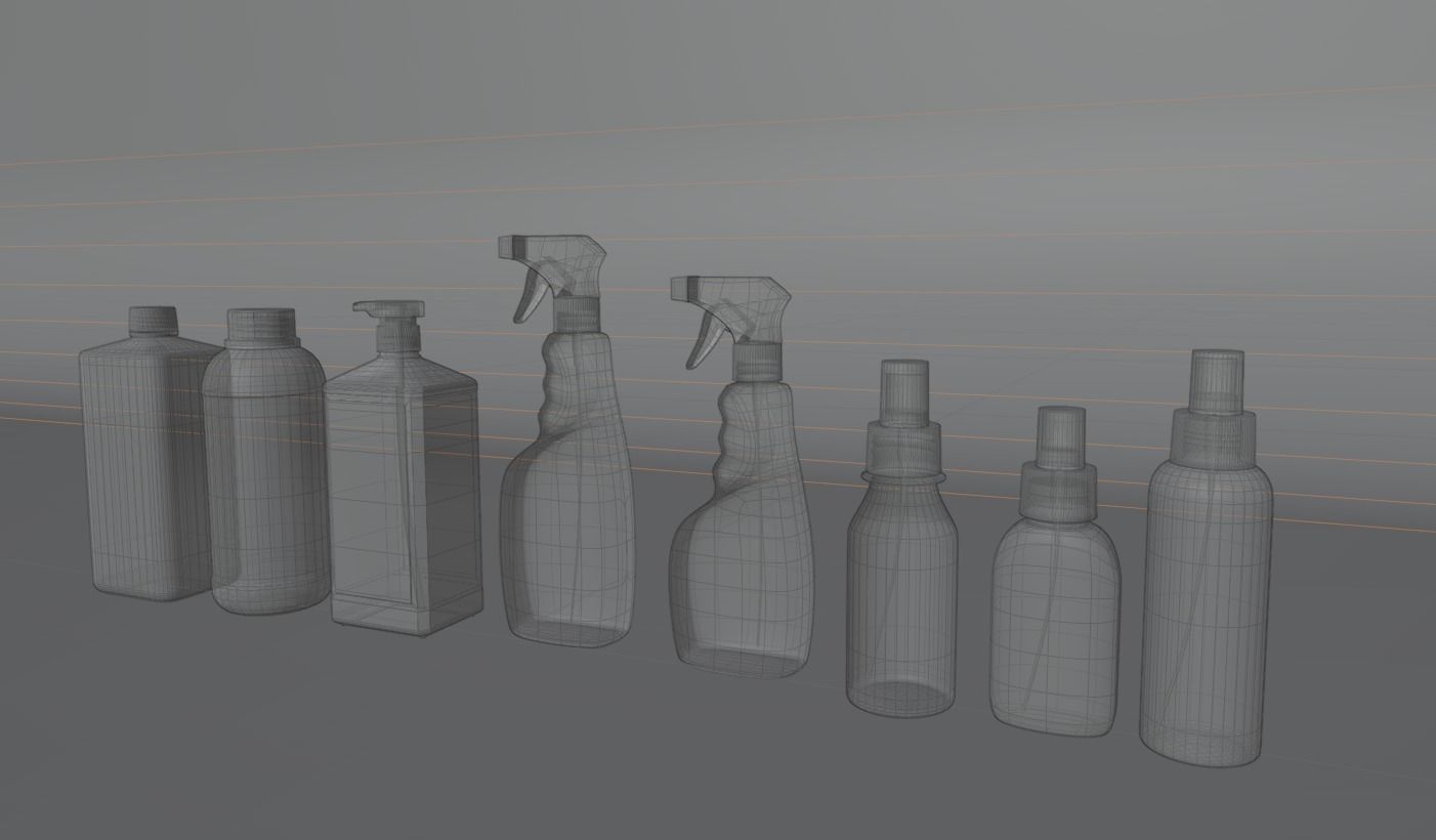 antiseptic continer 3D model_8