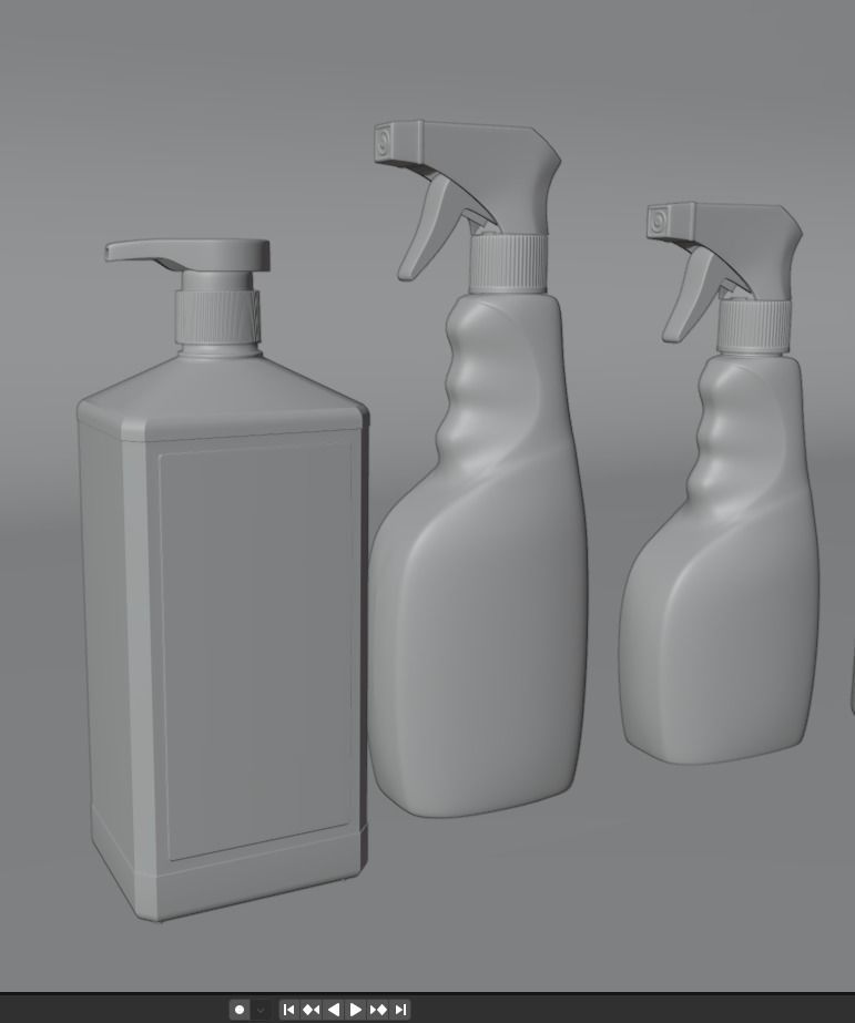 antiseptic continer 3D model_3