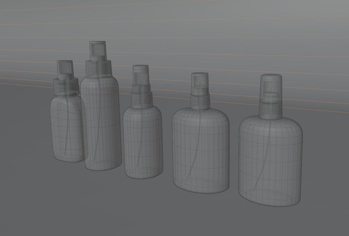 antiseptic continer 3D model_5