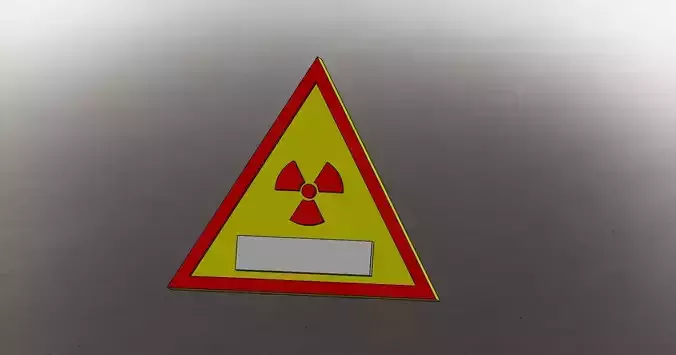 Radiation sign GOST 3D print model