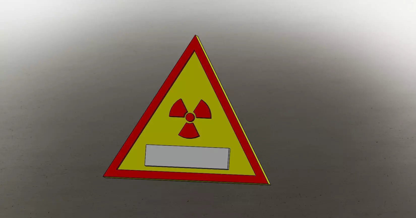 Radiation sign GOST 3D print model