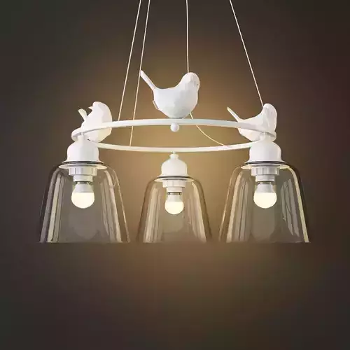 Hanging lamp provence bird chandelier 3
