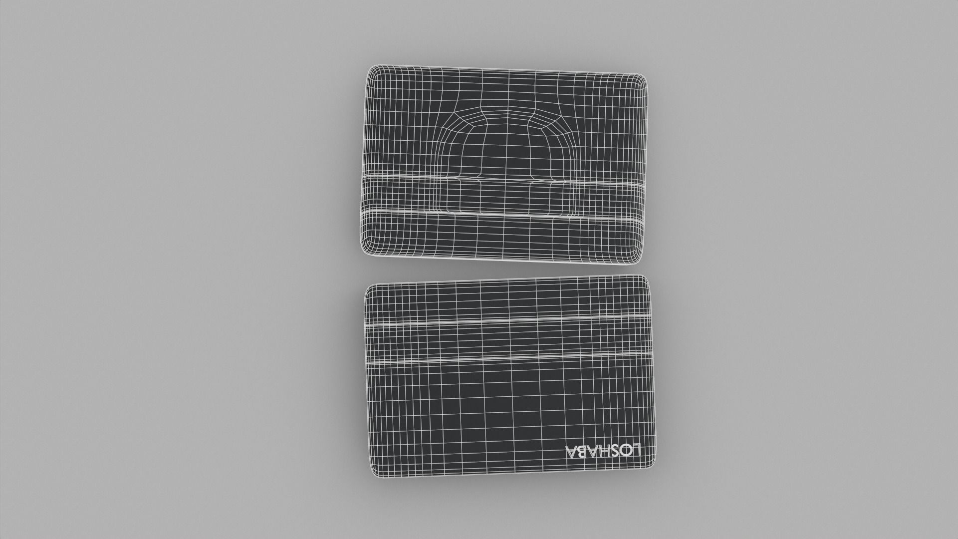 External Hard Drive Low-poly 3D model_10