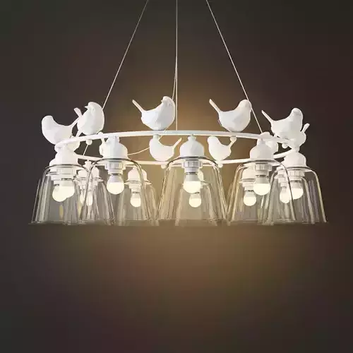 Pendant lamp provence bird chandelier 11