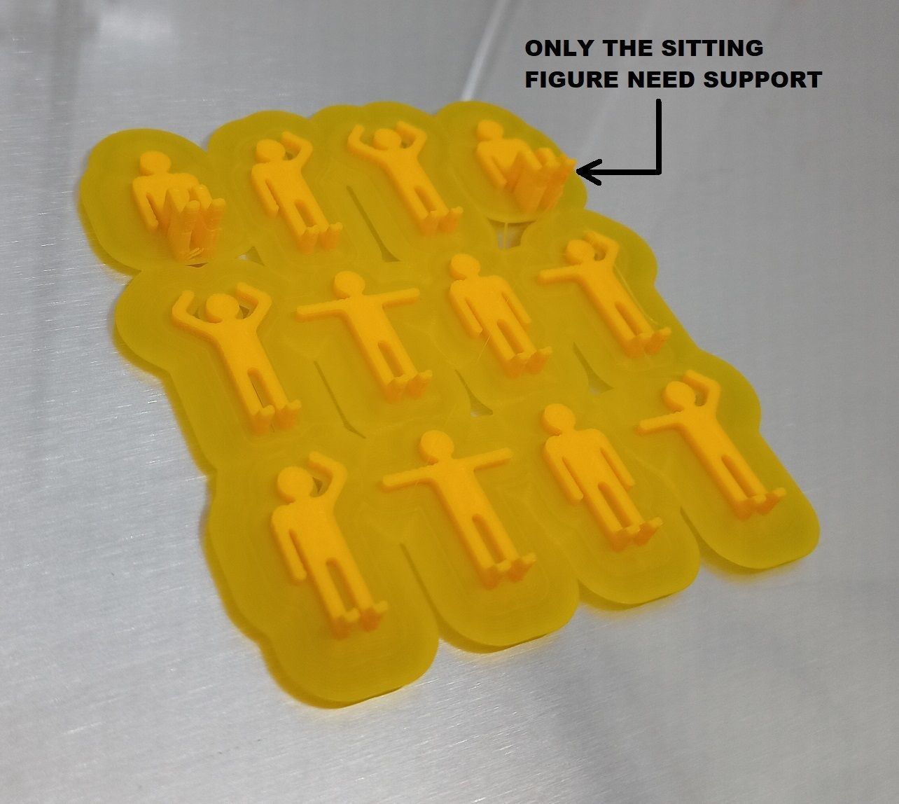 Planter with stairs and figures 3D print model_4