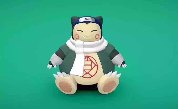 Snorlax Chouji - 3D Print 3D print model