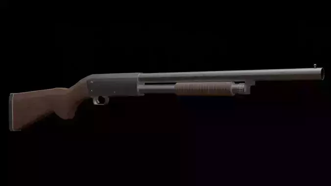 Low Poly Shotgun