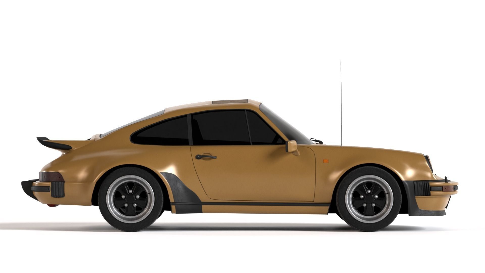 Toy Car Low-poly 3D model_1