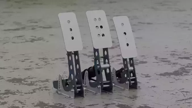 Sim Racing Pedals Dutch Engineering 3D model