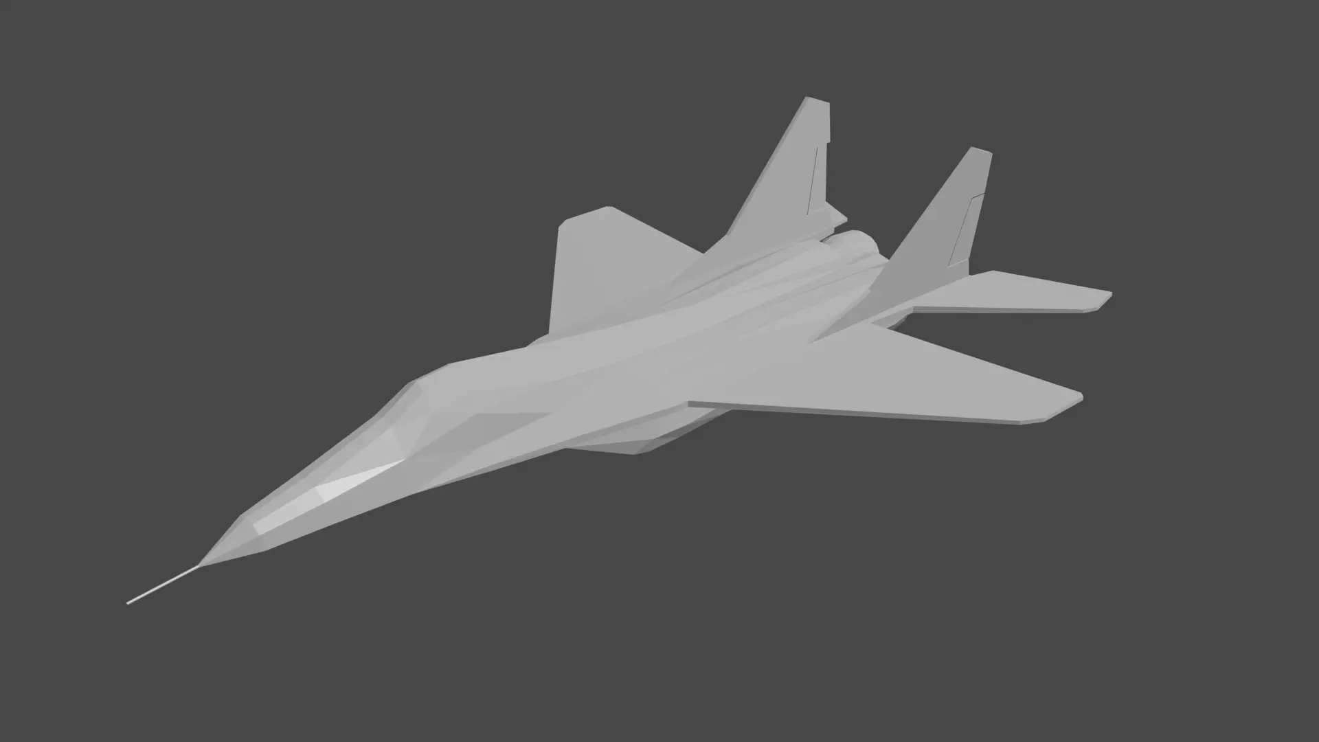 Lowpoly Mig-29 Fighter Free 3D model