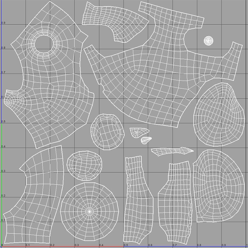 Elephant Cartoon Low-poly 3D model_6