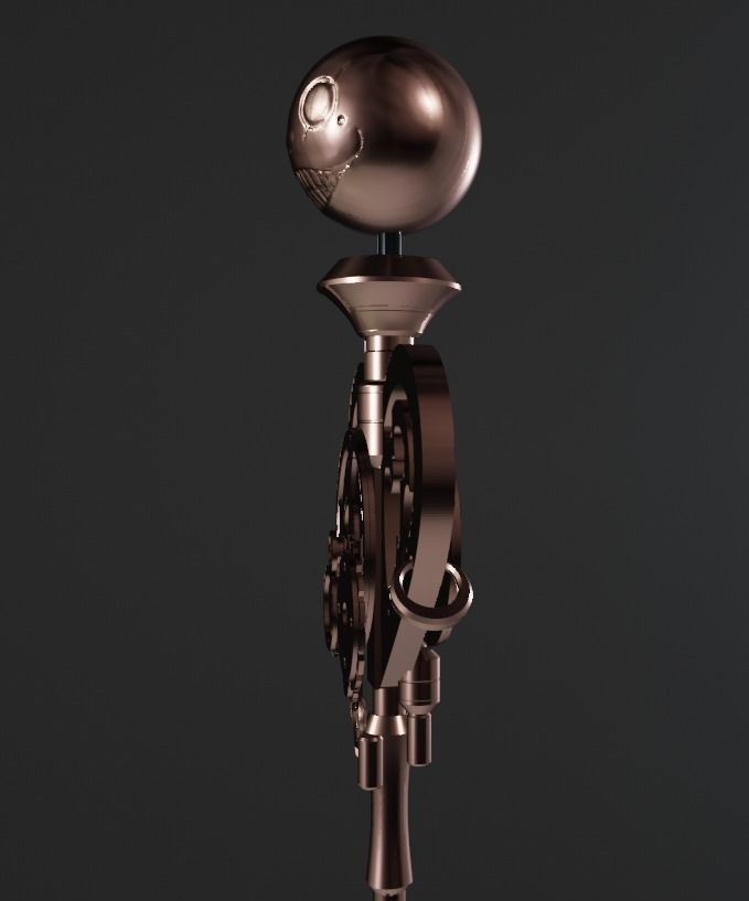 Nier Fanart Staff of 2B Mahou Shojou Magical Girl 3d print model 3D print model_7