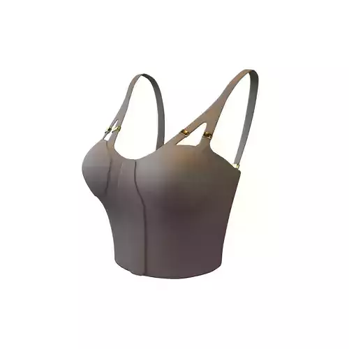 Bra Top v1 004 Low-poly 3D model