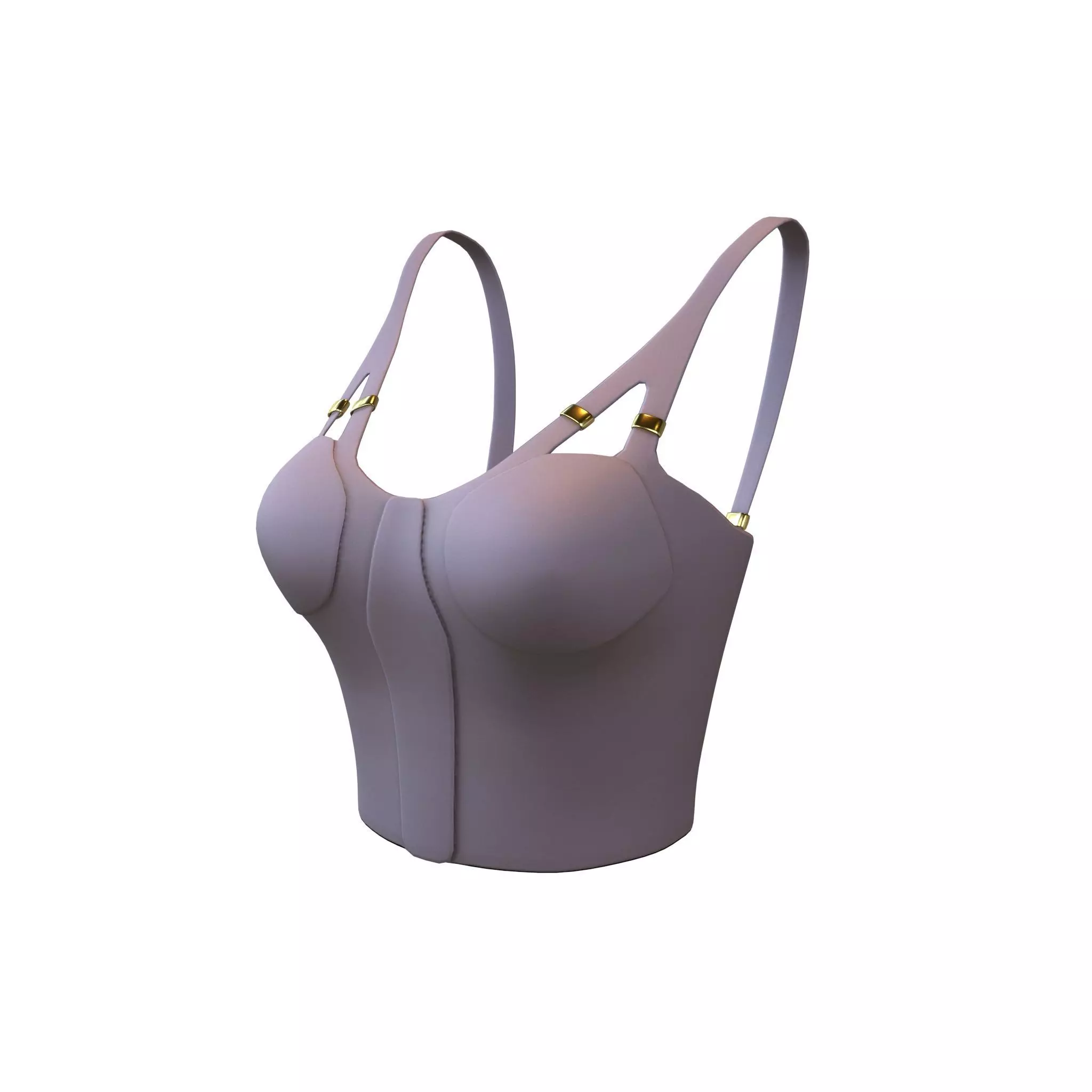 Bra Top v1 005 Low-poly 3D model_0