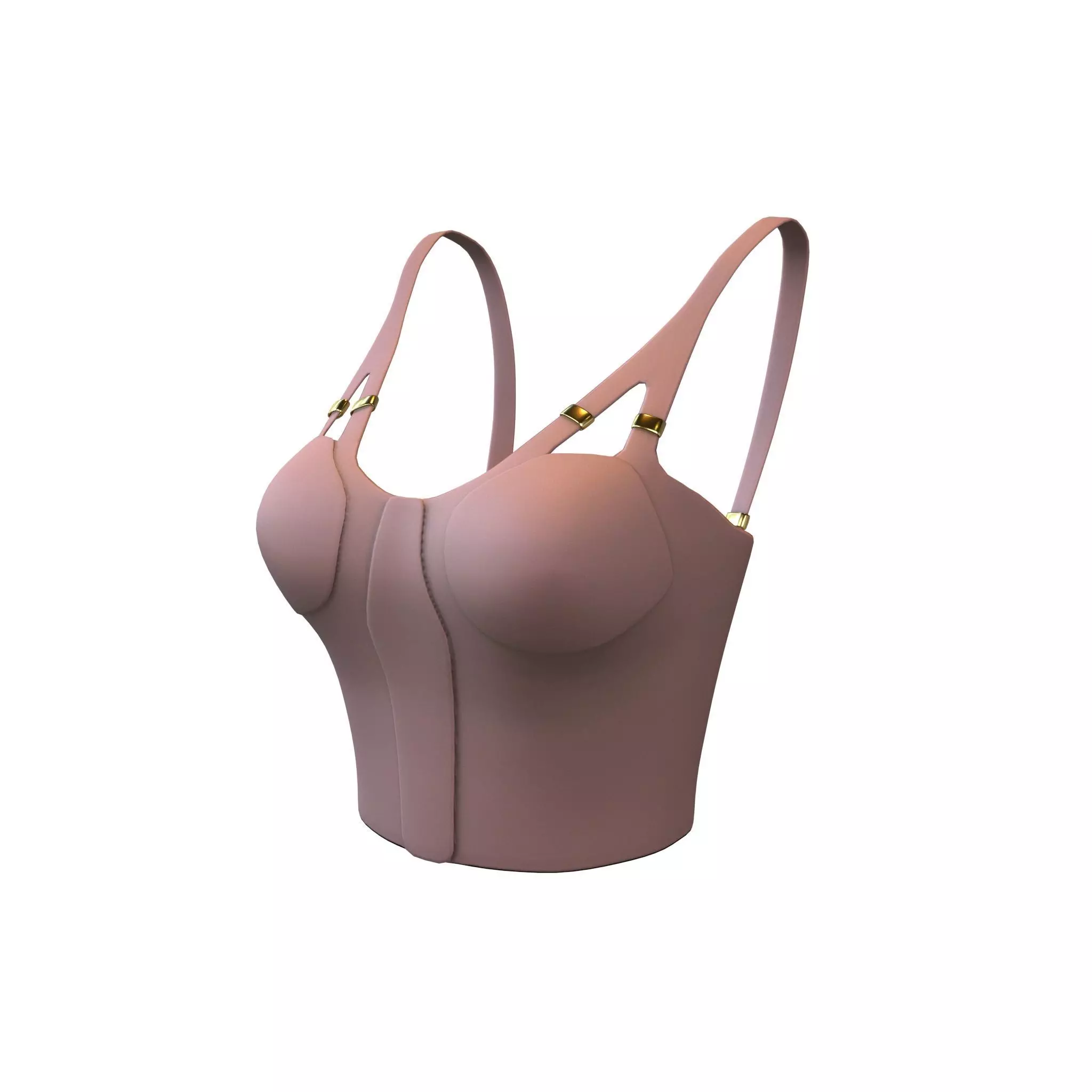 Bra Top v1 006 Low-poly 3D model_0