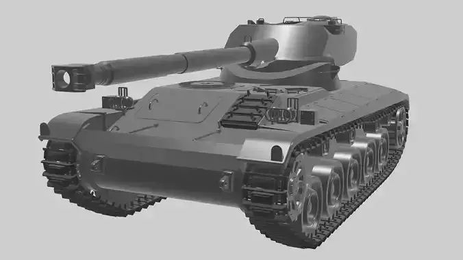 AMX-13 3D Model tank