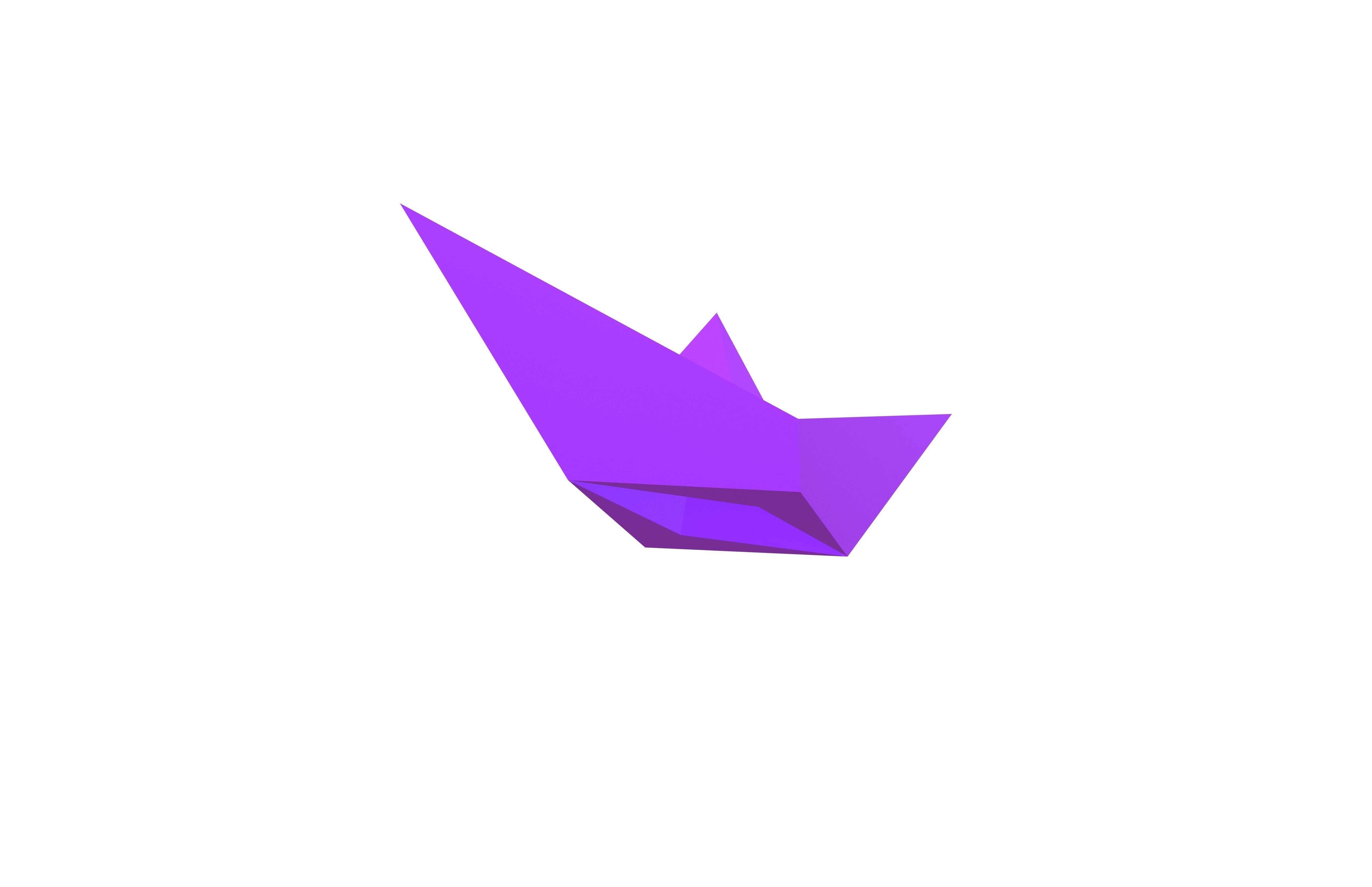 Paper Boat v1 011 Low-poly 3D model_3