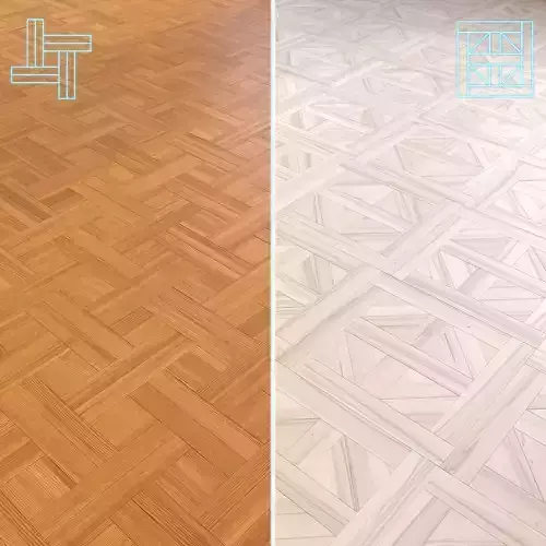 Parquet - Laminate - Wooden floor 2 in 1