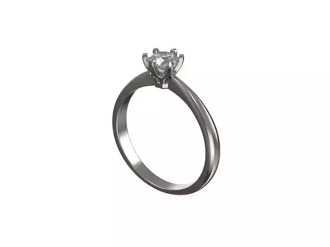 1046-Engagement ring with diamond