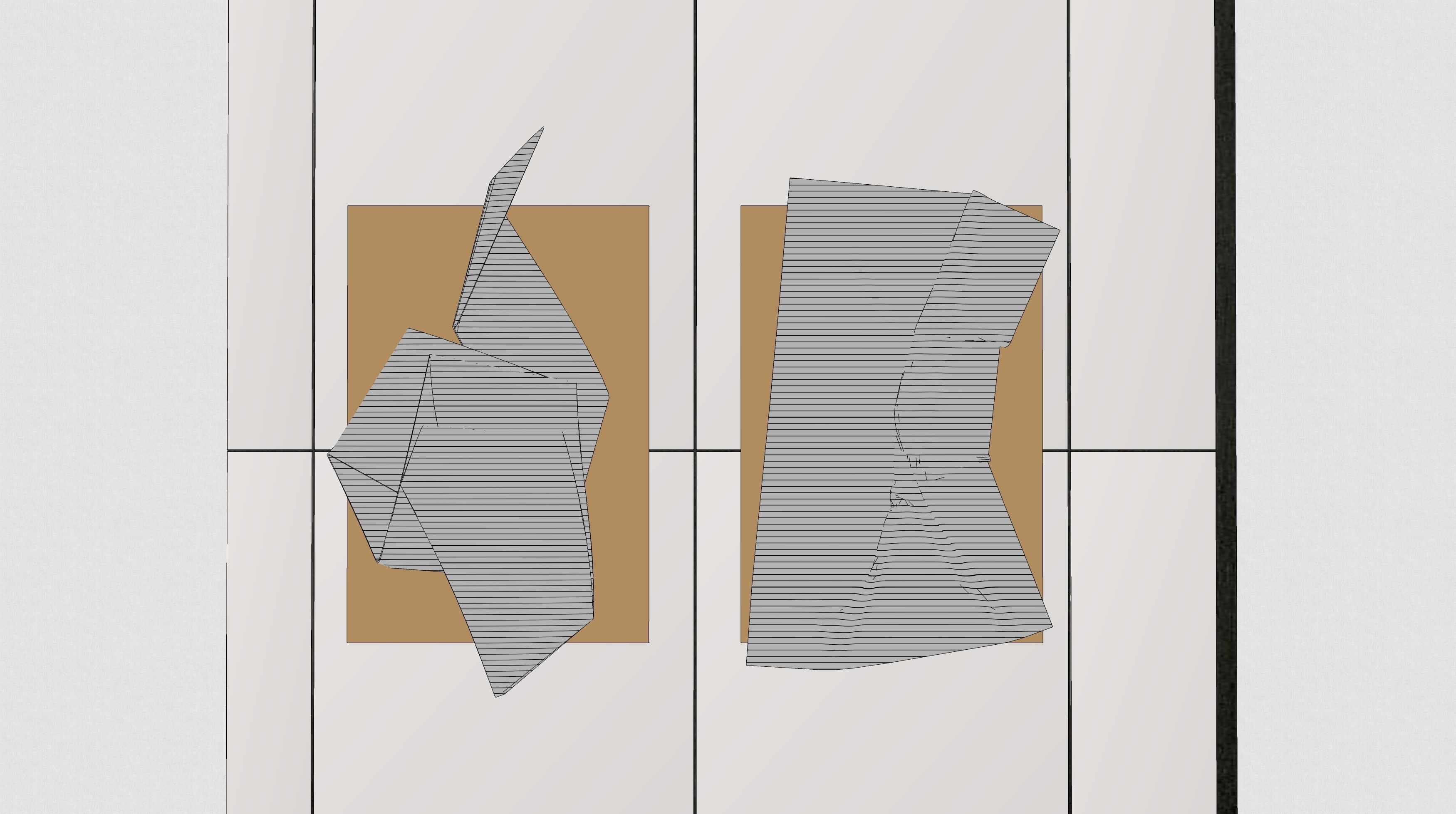 Modern  abstract  wall art 3D model_1