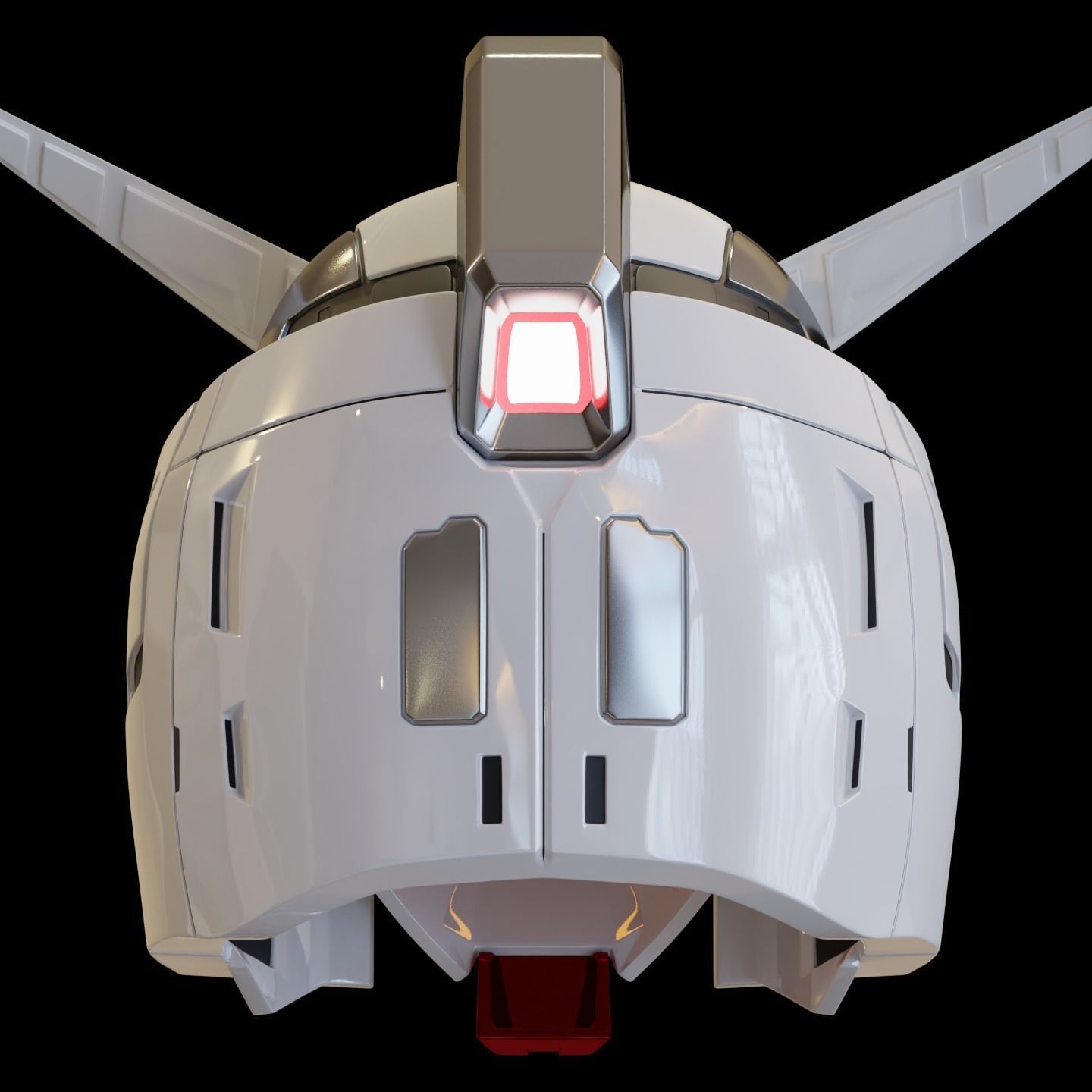 GUNDAM RX-78-2 Helmet 3D Model 3D print model_4