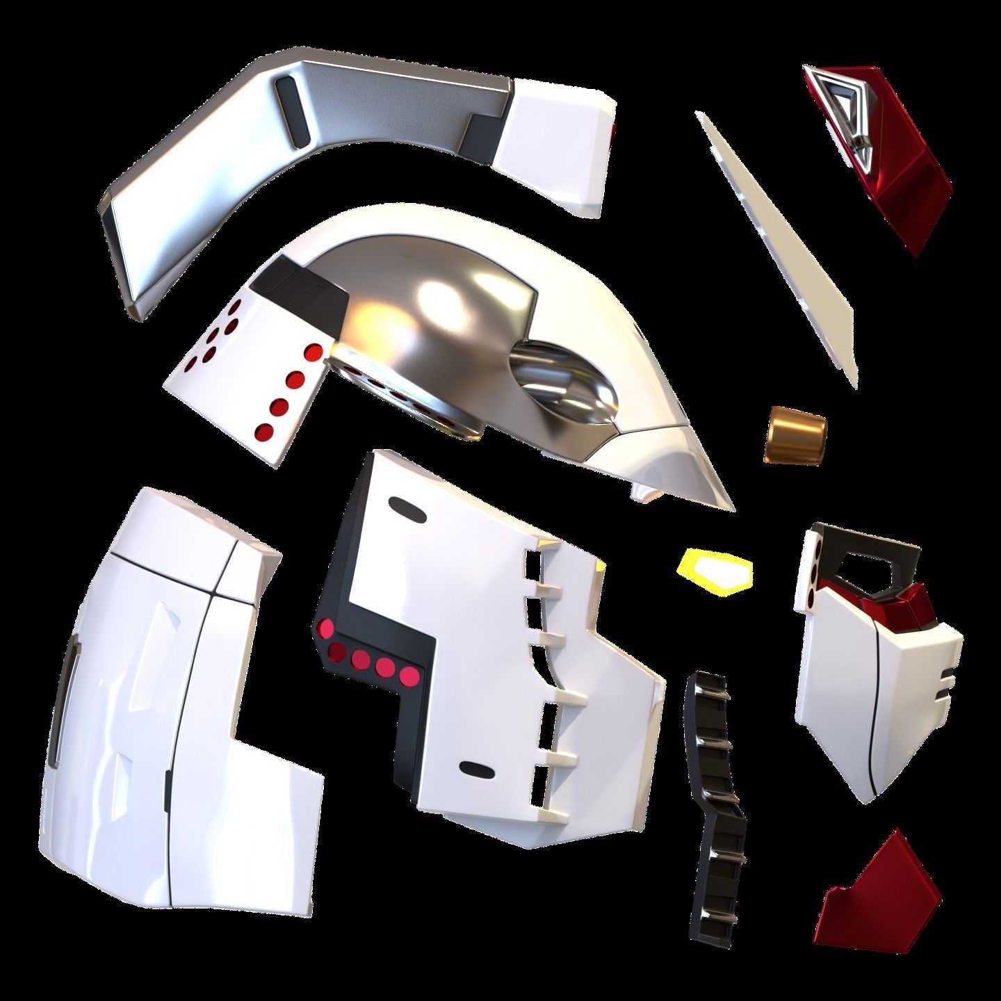 GUNDAM RX-78-2 Helmet 3D Model 3D print model_1