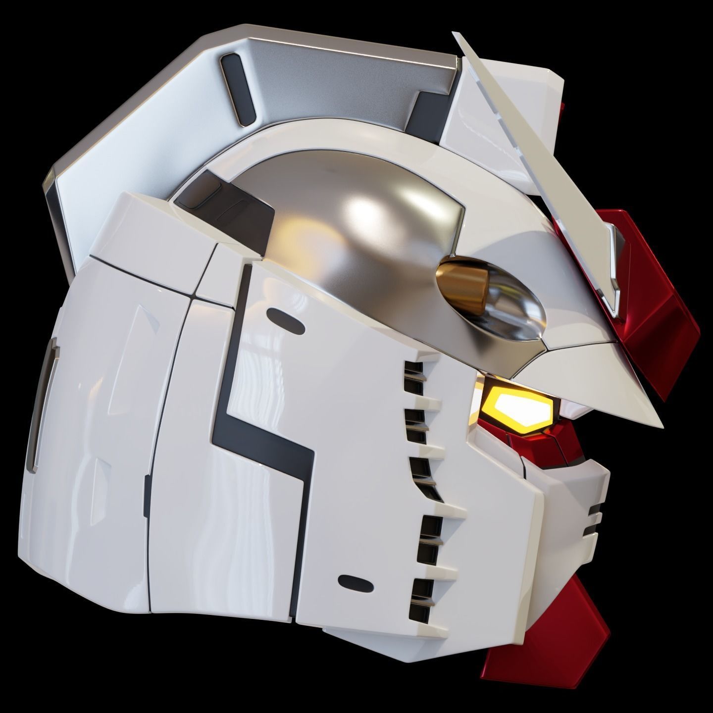 GUNDAM RX-78-2 Helmet 3D Model 3D print model_3