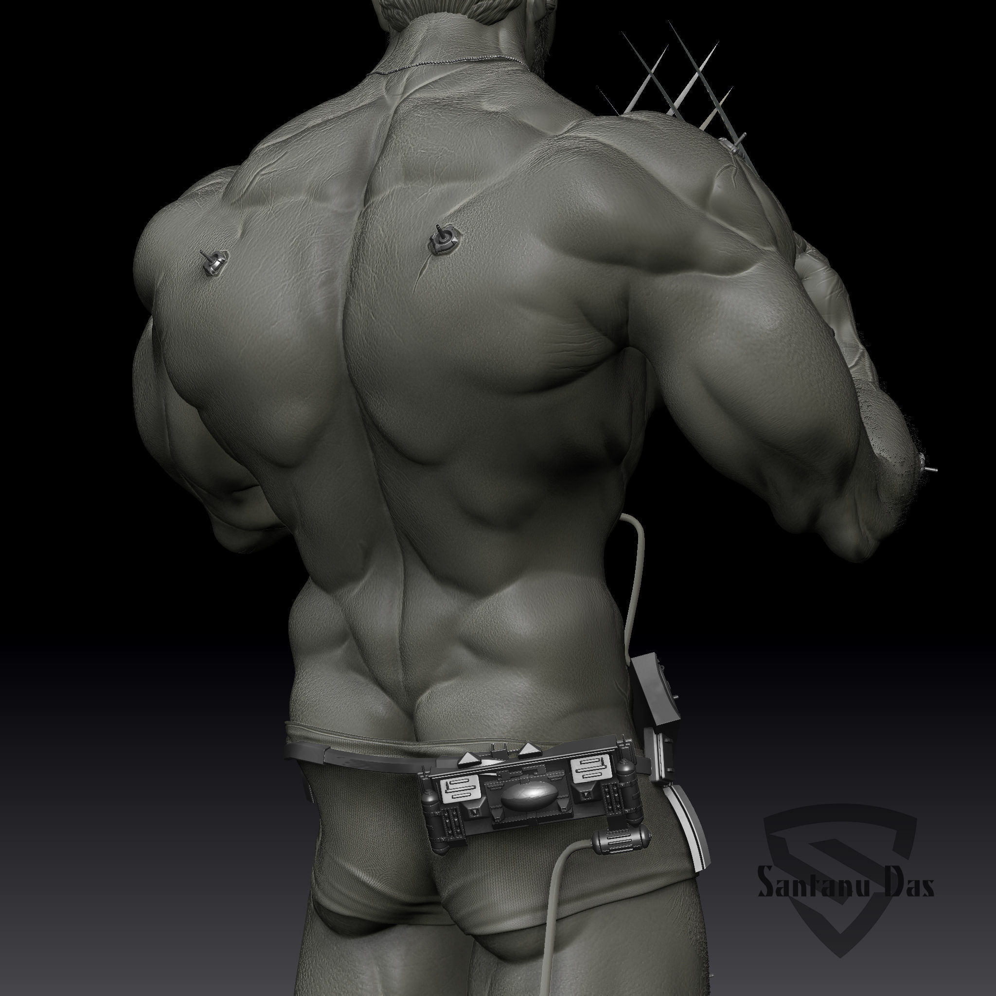 Wolberine 3d Print wolverine 3D print model_9