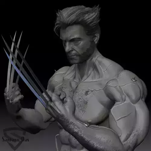 Wolberine 3d Print wolverine