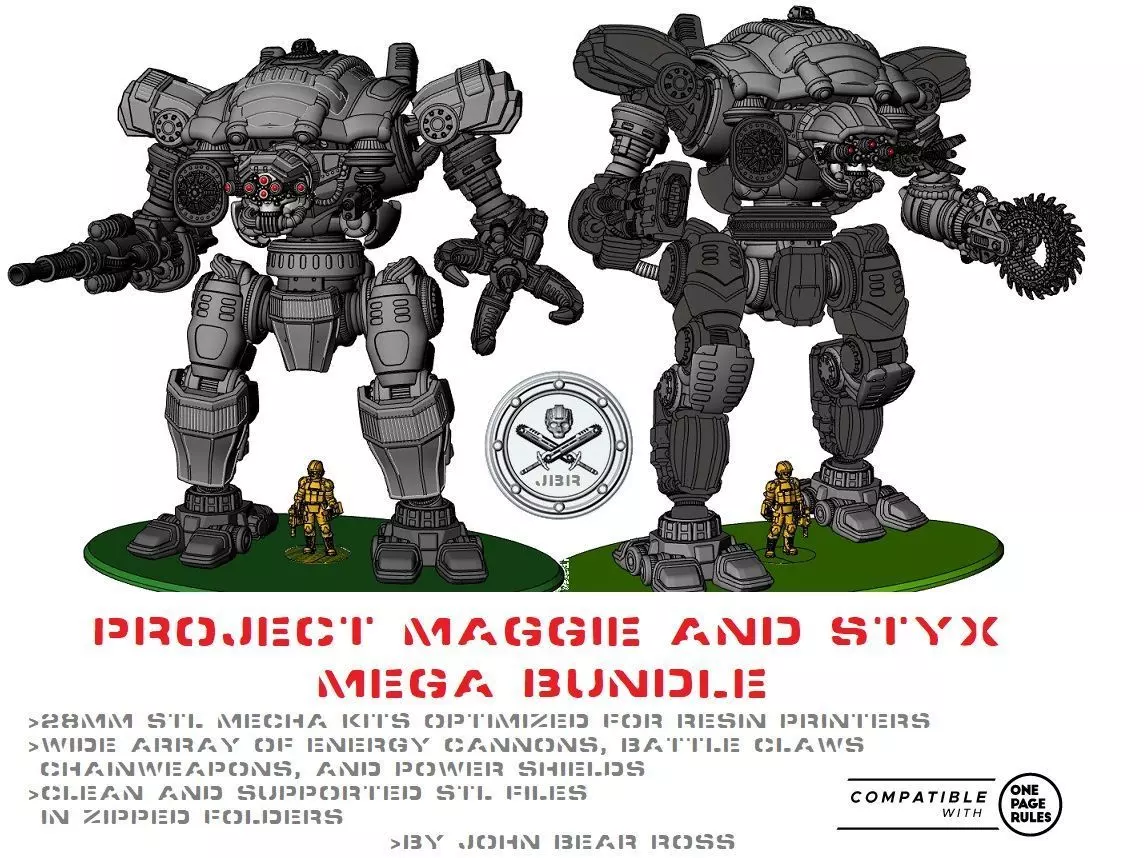 Project Maggie and Styx Mega-Bundle 3D print model_0