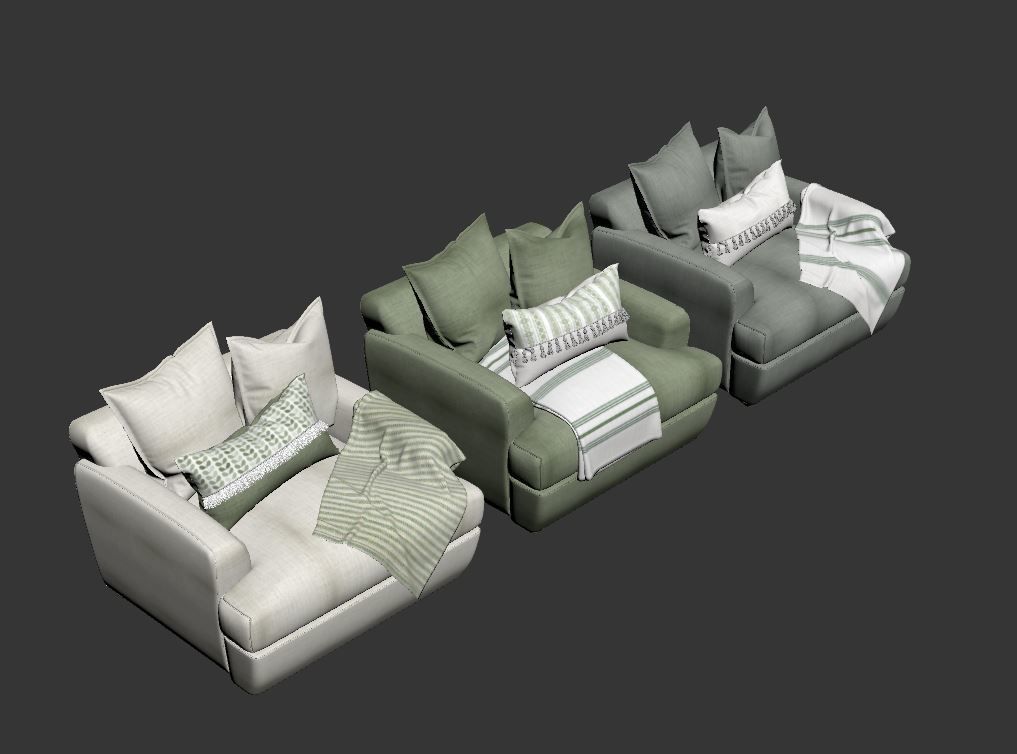 Smooch Armchair 3D model_17