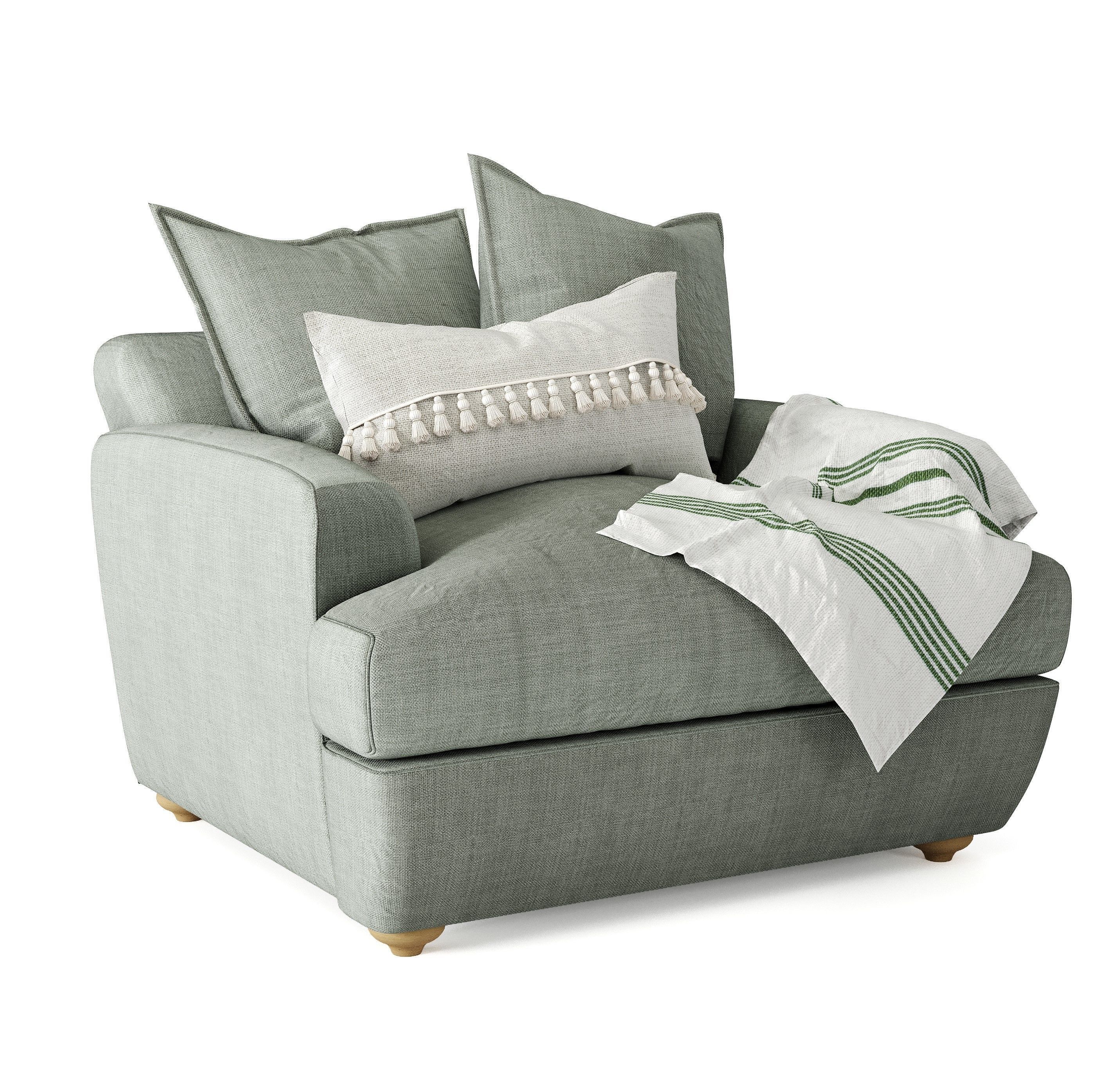 Smooch Armchair 3D model_5