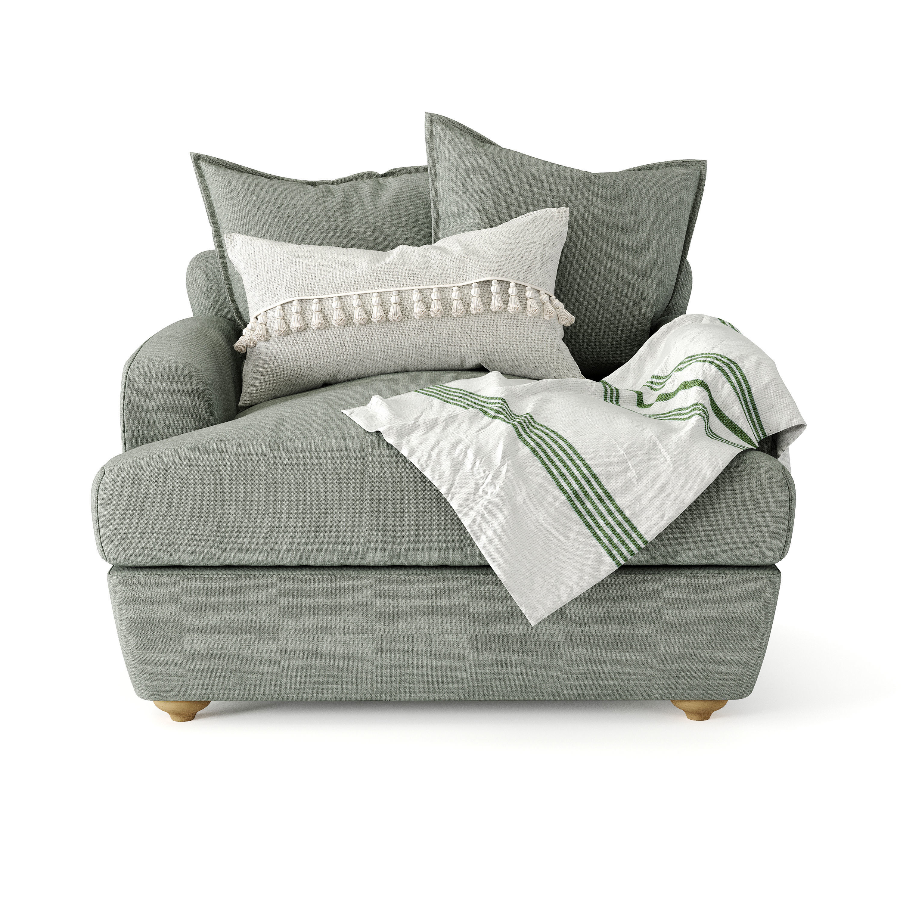 Smooch Armchair 3D model_8