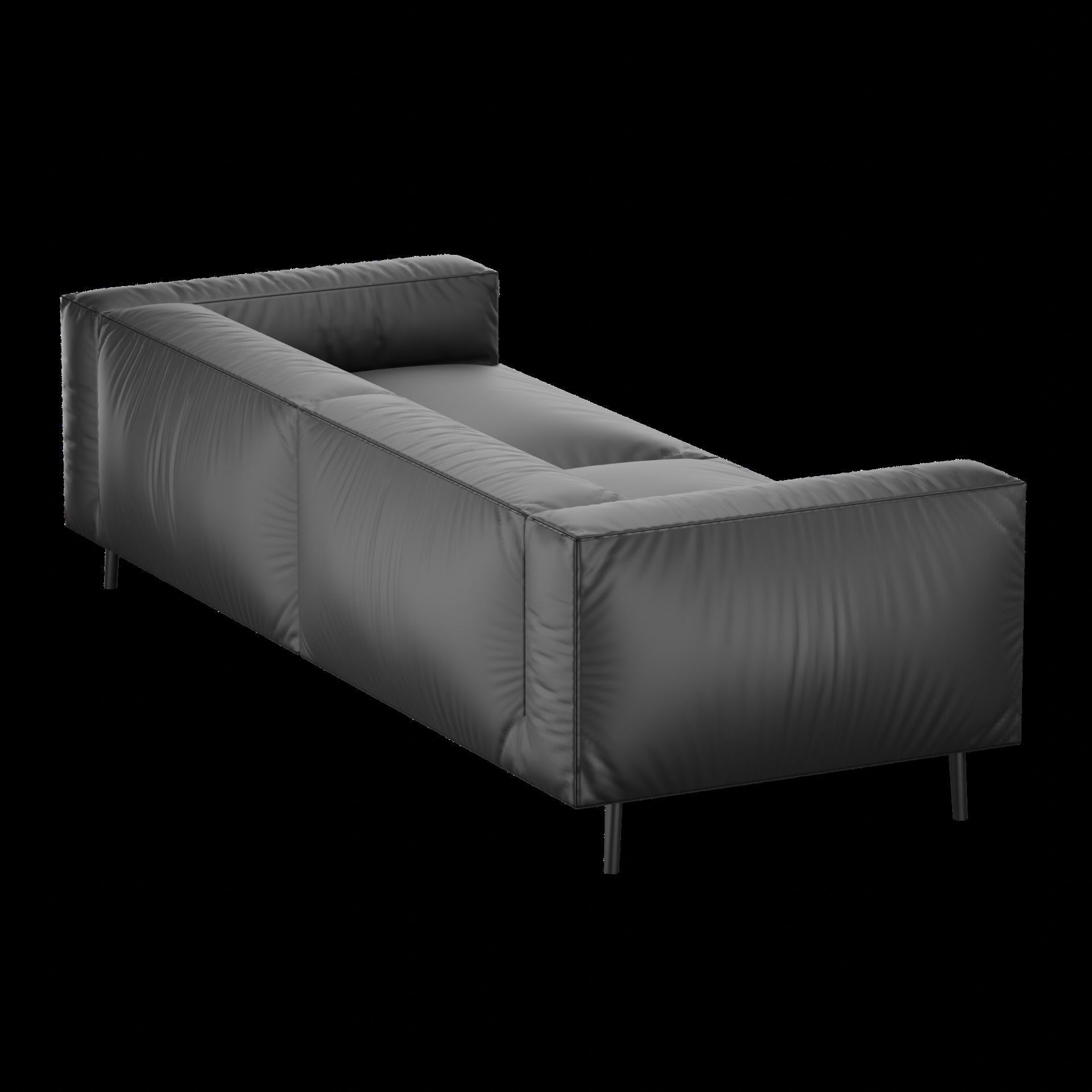 sofa divan for inteyer 3D model_2
