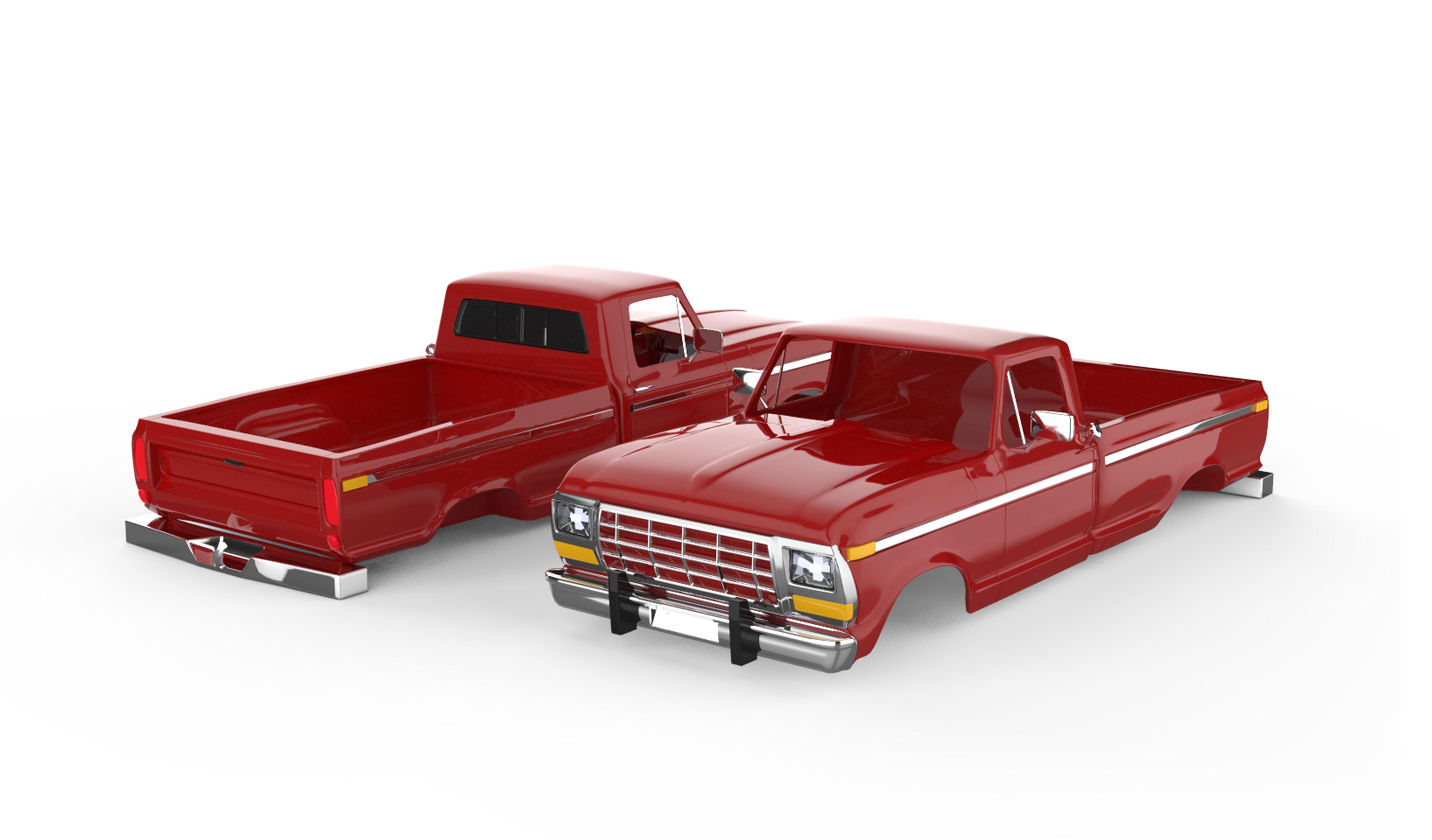 Rc body shell of 22 deffrent cars and trucks 3D print model_13