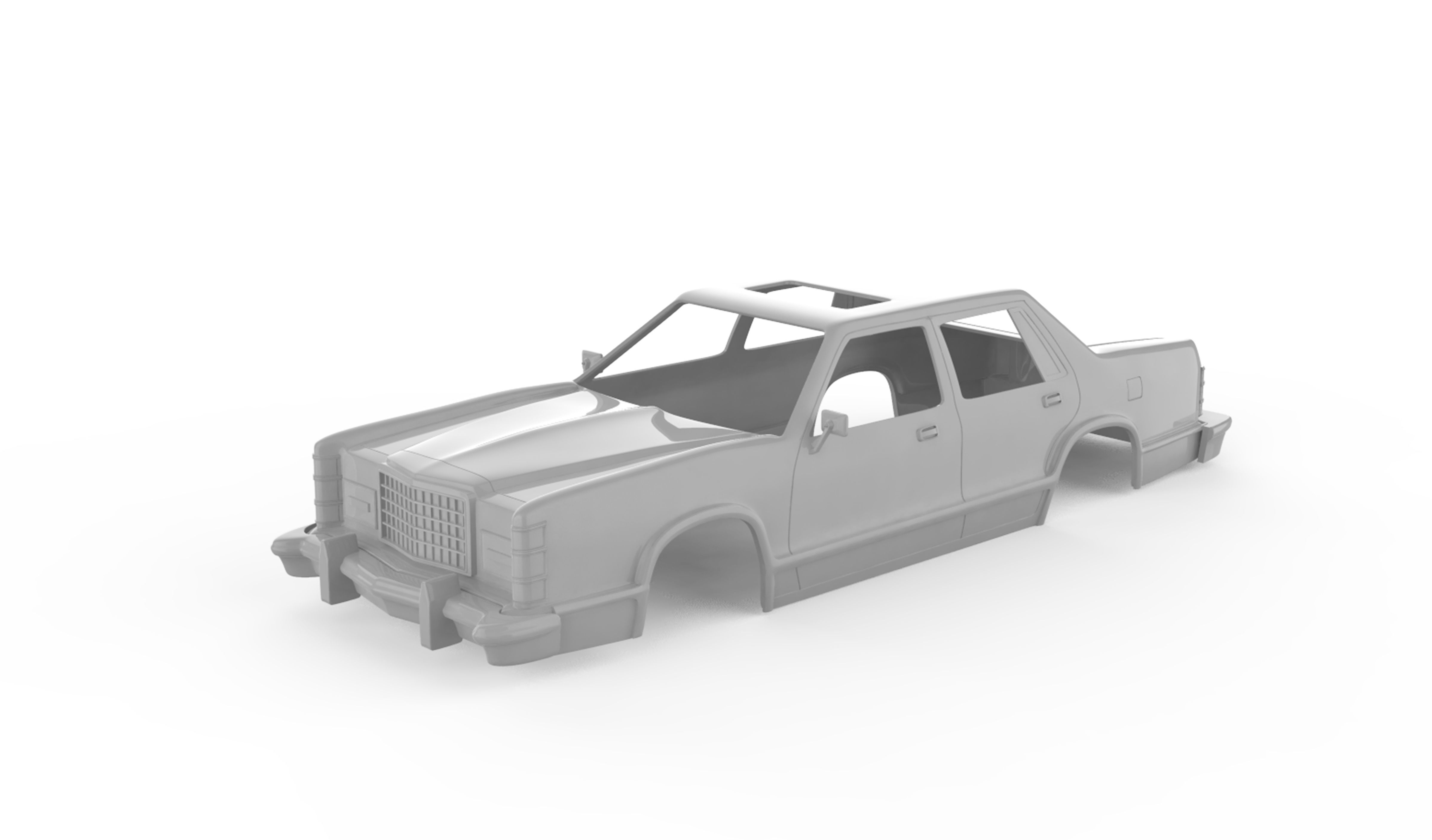 Rc body shell of 22 deffrent cars and trucks 3D print model_32