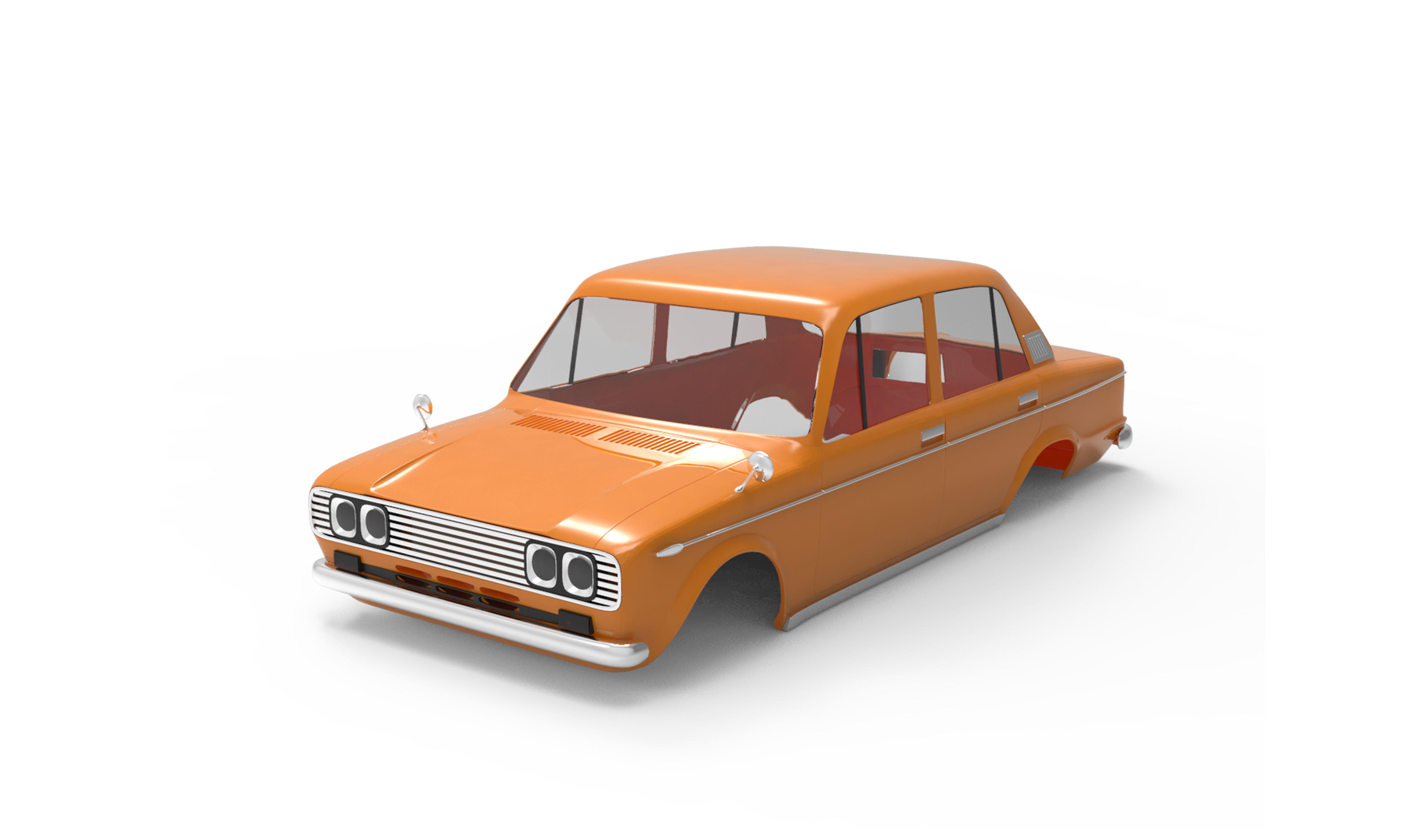 Rc body shell of 22 deffrent cars and trucks 3D print model_38