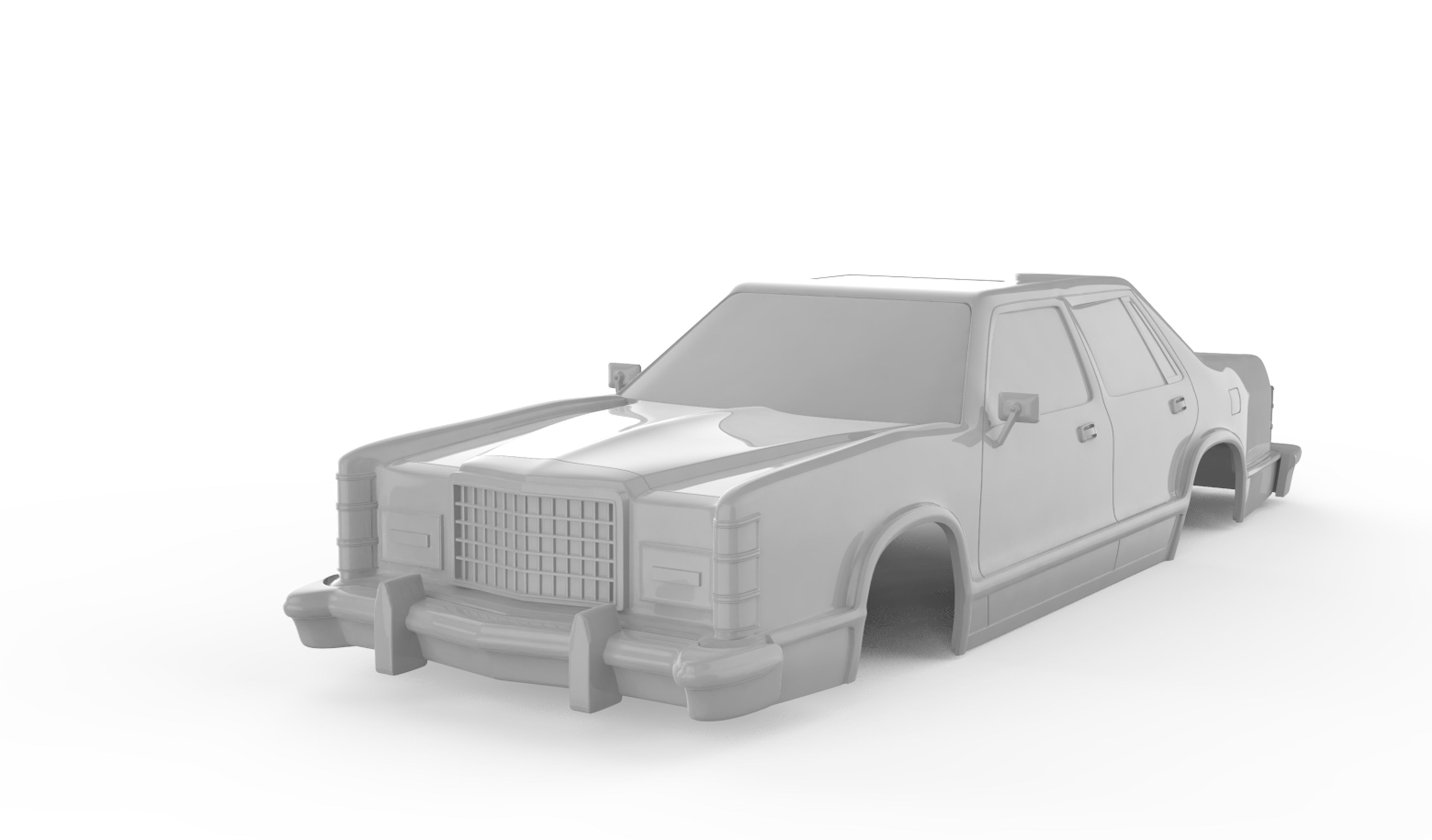Rc body shell of 22 deffrent cars and trucks 3D print model_97