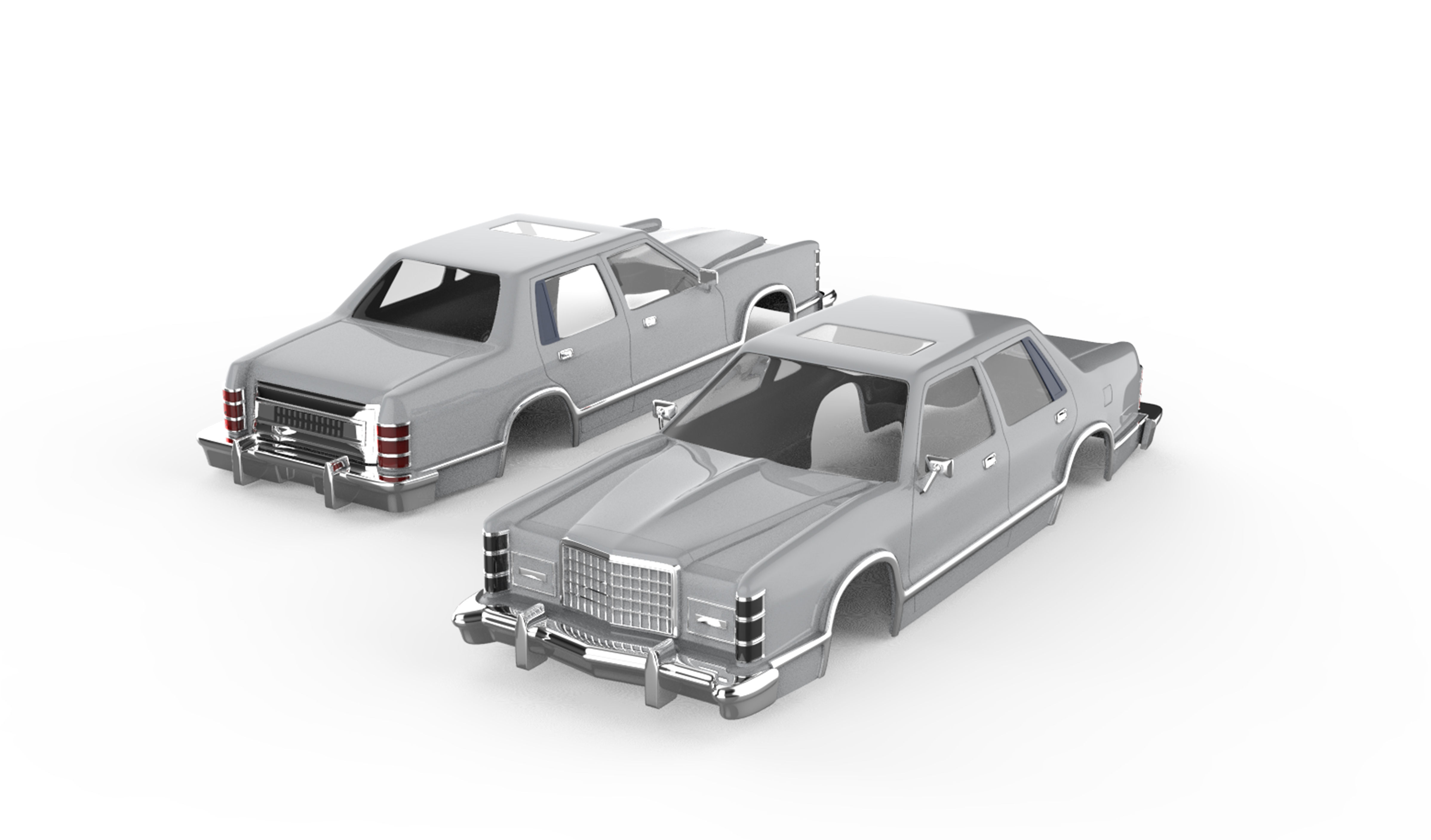 Rc body shell of 22 deffrent cars and trucks 3D print model_33