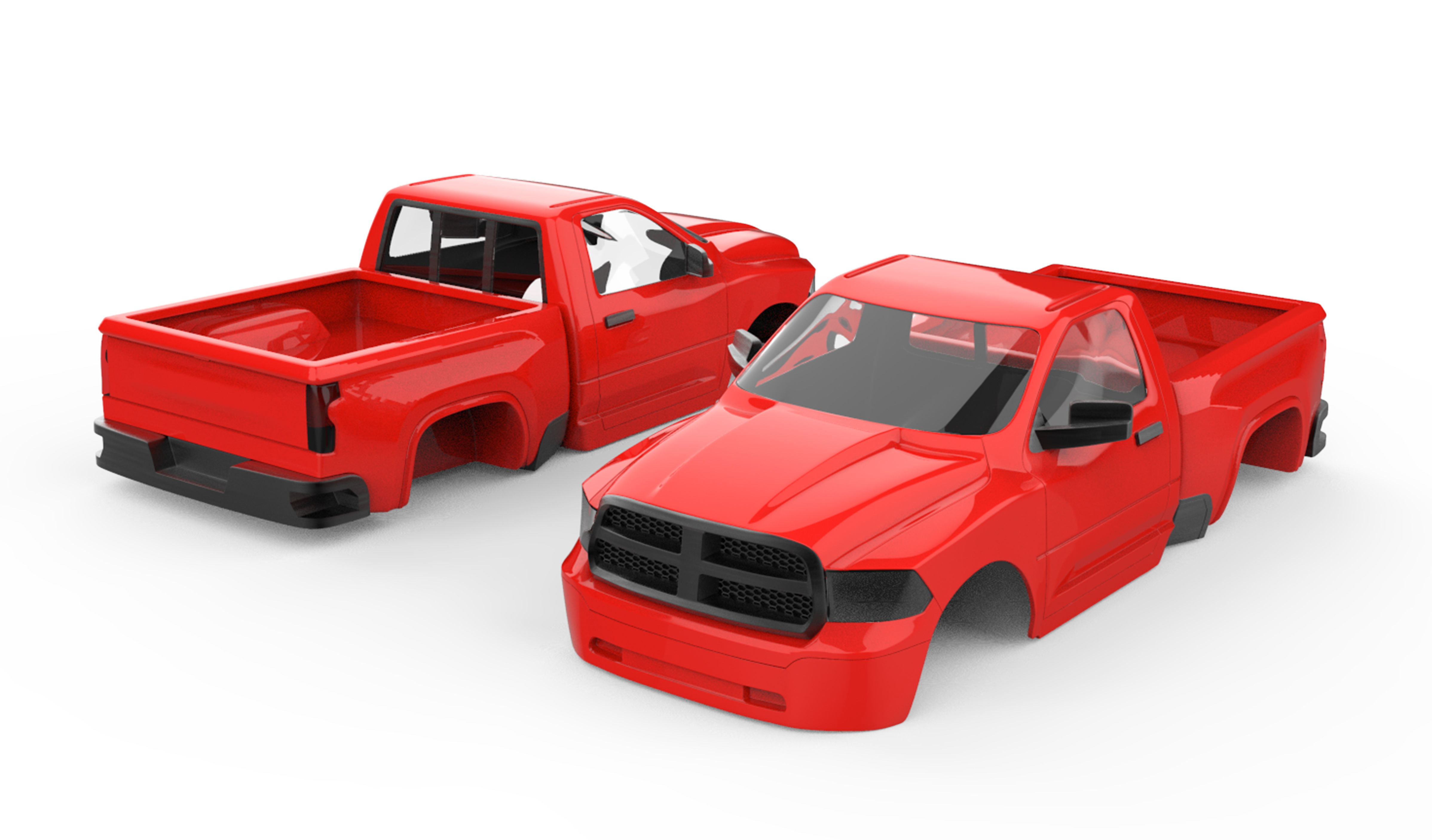 Rc body shell of 22 deffrent cars and trucks 3D print model_27