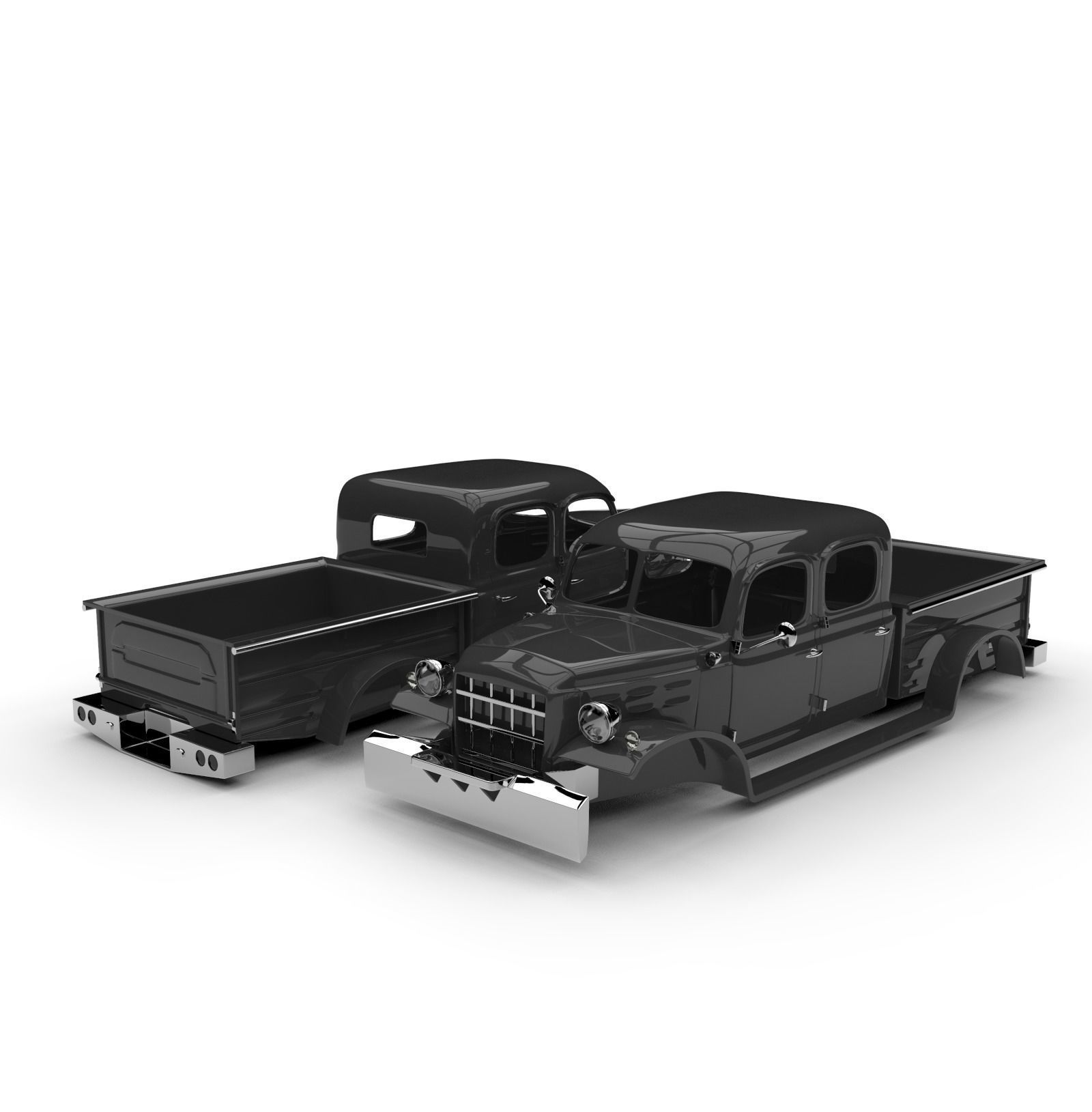 Rc body shell of 22 deffrent cars and trucks 3D print model_15