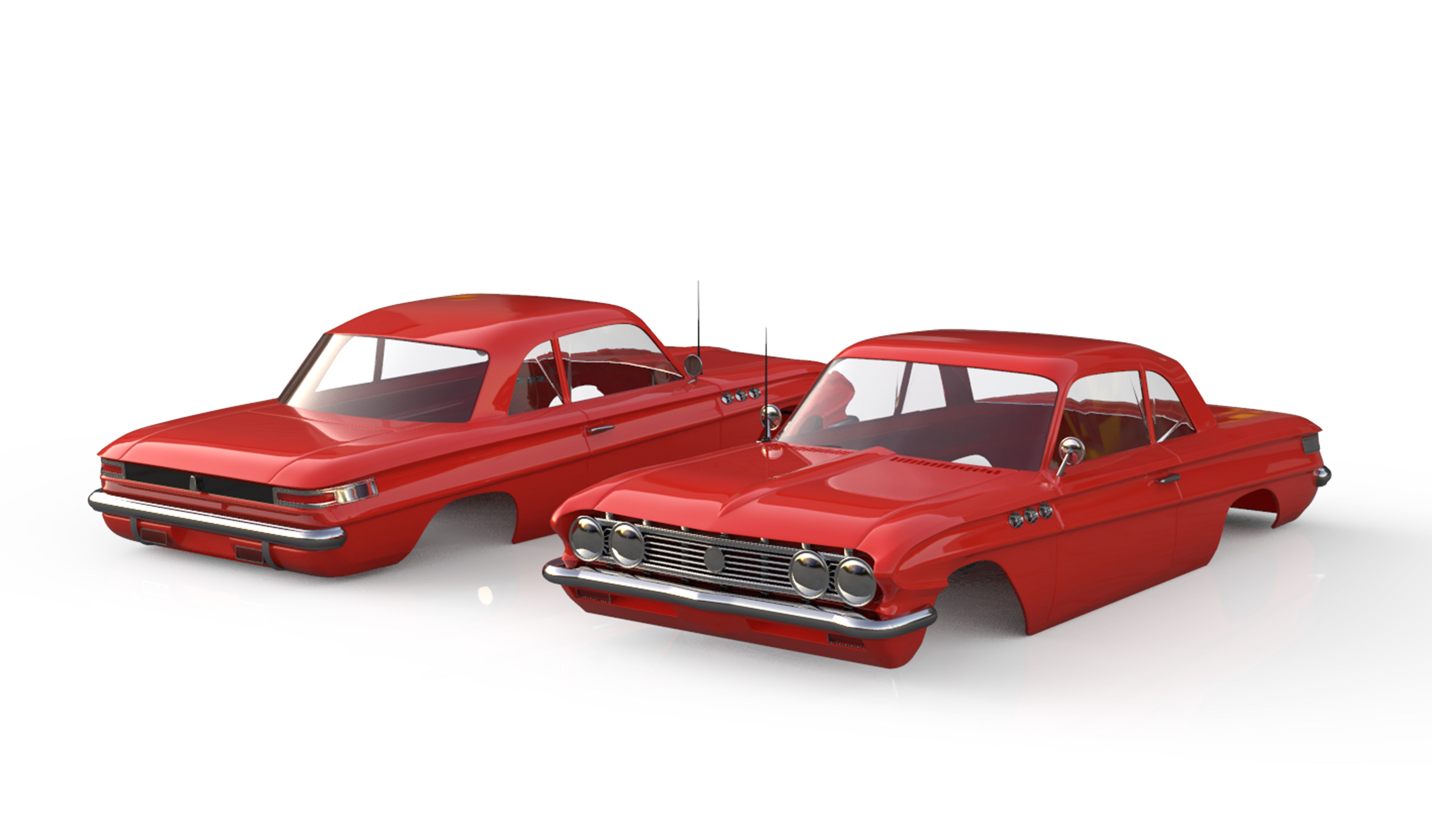 Rc body shell of 22 deffrent cars and trucks 3D print model_11