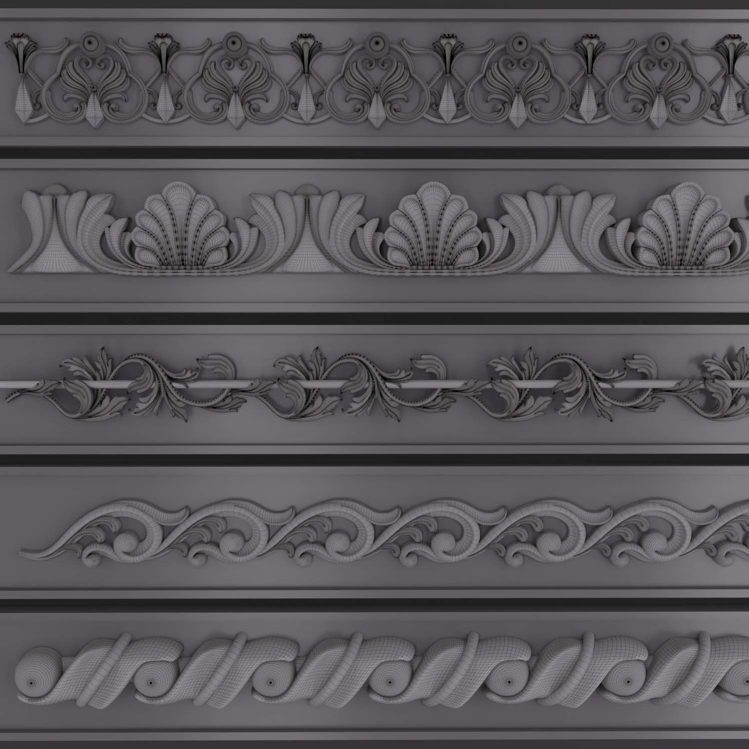 Trim Ornament 119 3D model_1