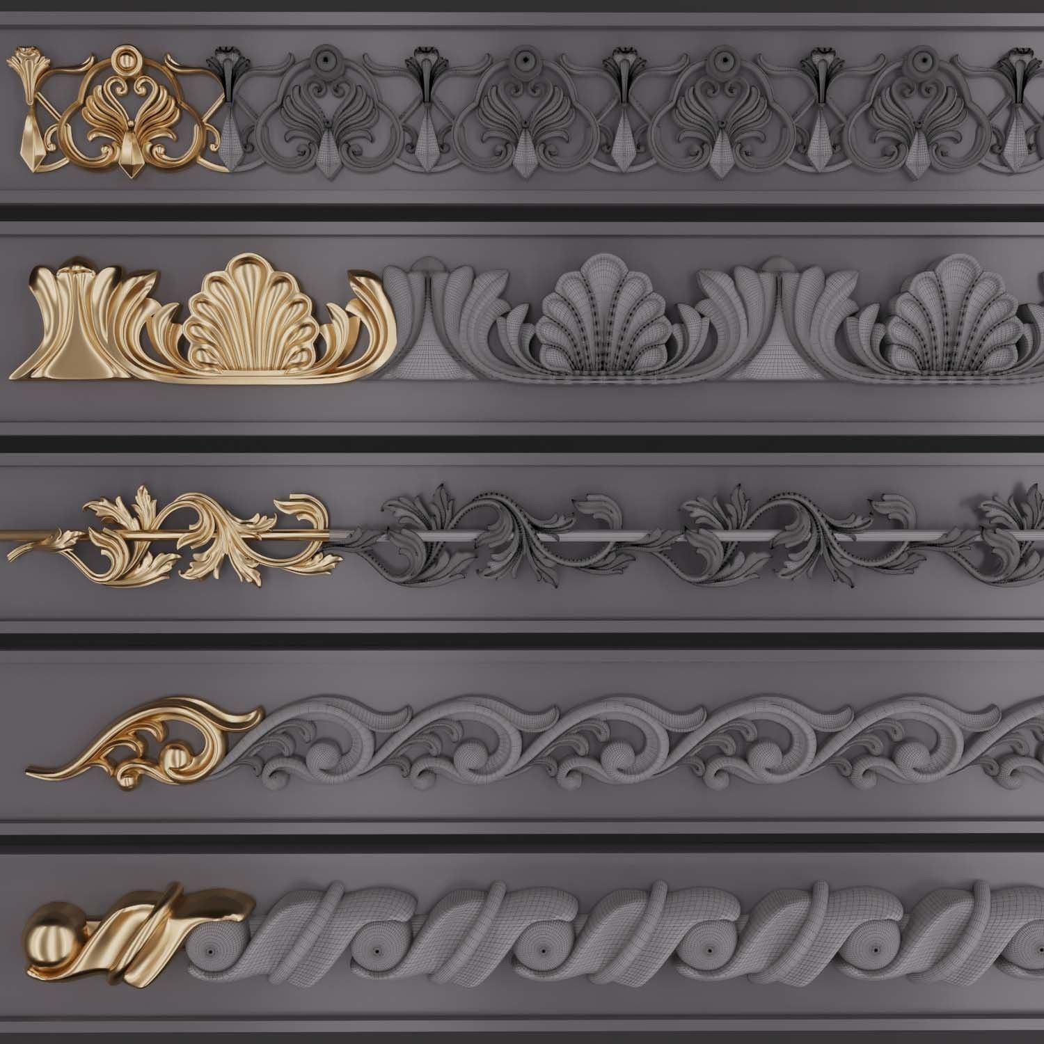 Trim Ornament 119 3D model_2